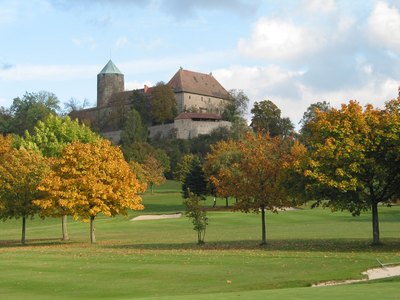 Burg Colmberg im Herbst